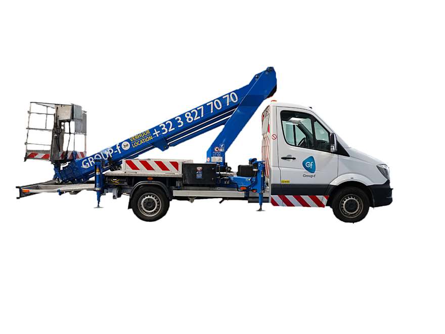 Aerial work platform on delivery van 16m